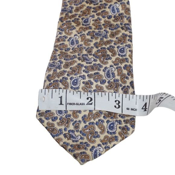 Wembley Silk Paisley Tie - Picture 5 of 6